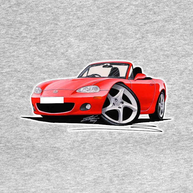 Mazda MX5 (Mk2) Red by y30man5